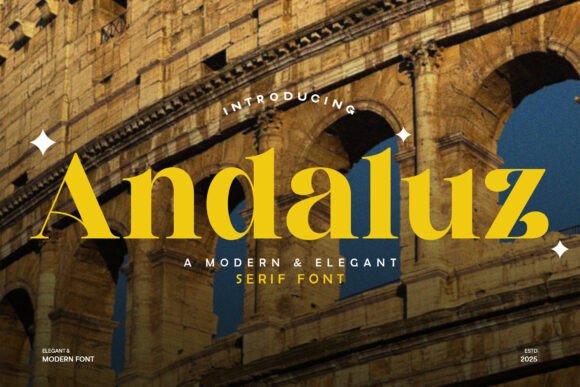 Andaluz: A Modern Serif Font for Editorial Design
