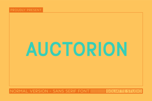 Auctorion Sans Serif Font for Modern Branding
