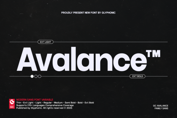 Avalance: A Modern Sans Serif Font for Handmade Creations