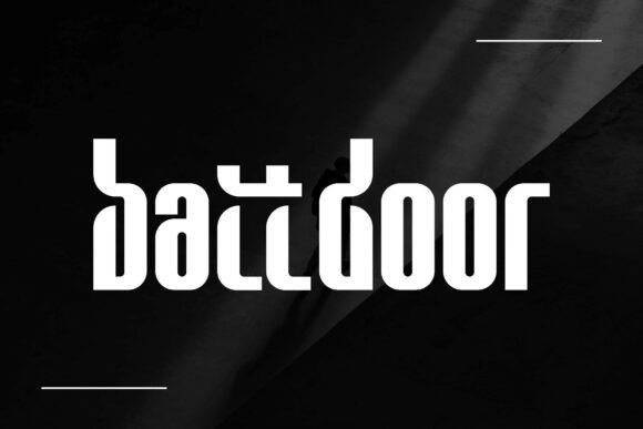 Battdoor: A Modern Sans Serif Font for Impactful Branding