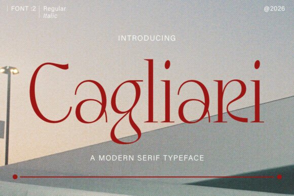 Cagliari Font for Web Design