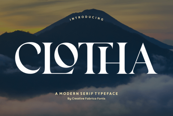 Clotha Serif Font for Editorial Design