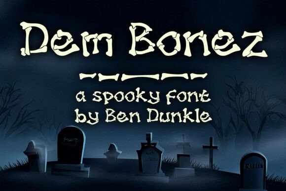 Dem Bonez Font for Halloween Branding