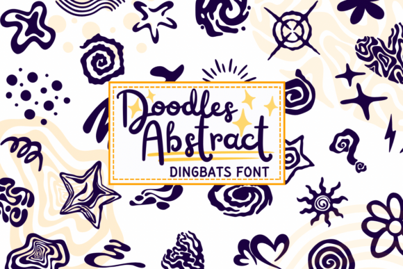 Doodles Abstract Font for Creative Web Projects