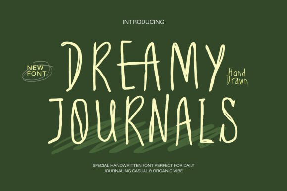 Dreamy Journals Font for Creative Campaigns