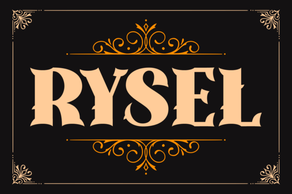 Enhance Your Brand with the Rysel Font