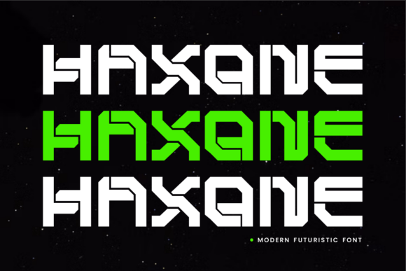 Haxone: A Futuristic Sans Serif Font for Digital Design