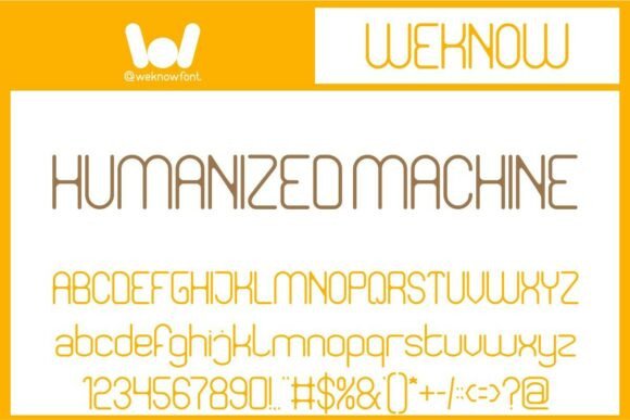 Humanized Machine: A Futuristic Sans Serif Font for Modern Campaigns