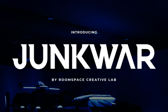 Junkwar Font for Bold Digital Campaigns