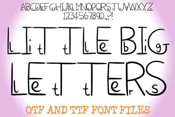 Little Big Letters Font for Web Design