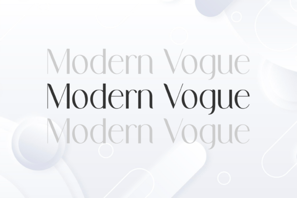 Modernvogue Serif Font for Handmade Creations
