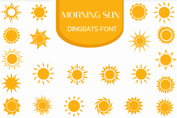 Morning Sun Dingbat Font Review