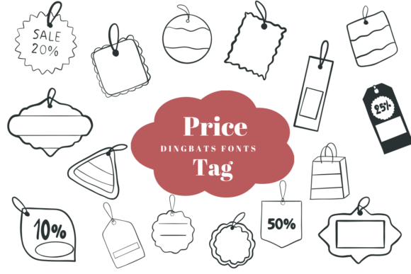 Price Tag Font for Web Design Projects