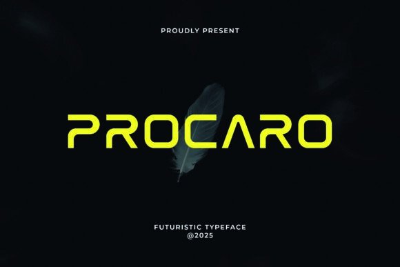 Procaro: A Bold Sans Serif Font for Handmade Creations