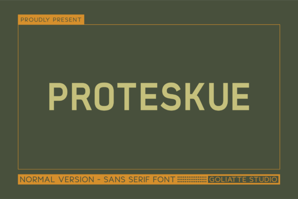 Proteskue: A Designer’s Take on a Modern Sans Serif