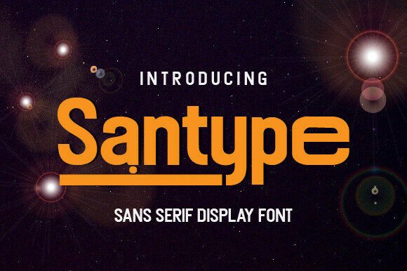 Santype Regular: A Designer's Take on a Modern Sans Serif