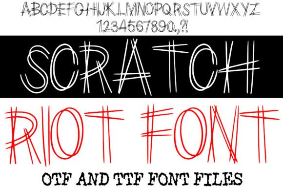 Scratch Riot Font for Web Design Projects