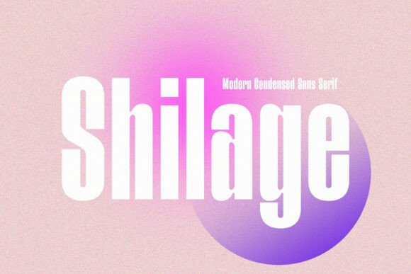 Shilage: A Modern Sans Serif Font for Editorial Clarity