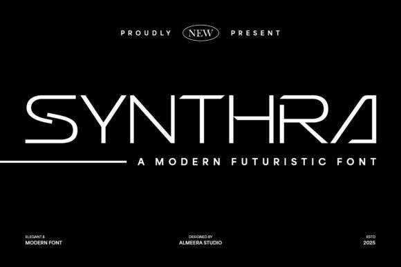 Synthra – A Modern Font for Handmade and Commercial Creations