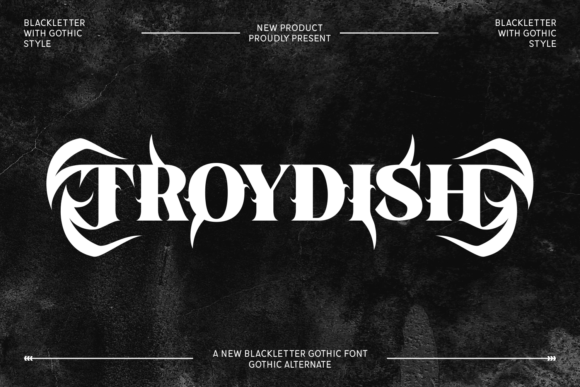 Troydish Font for Bold Editorial Design