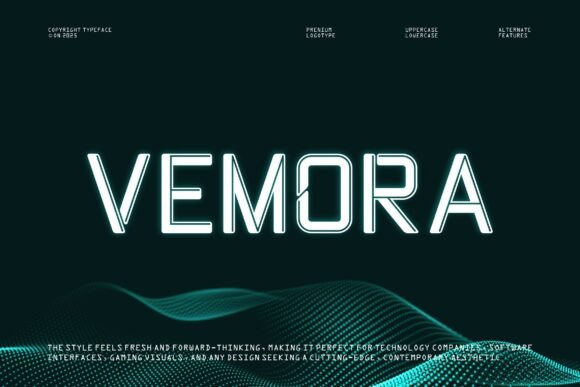 Vemora: A Modern Sans Serif Font for Creative Makers