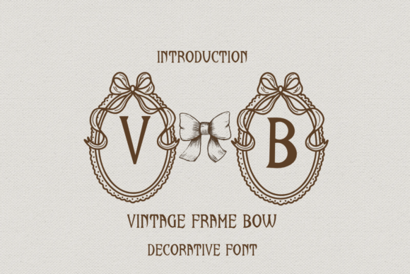 Vintage Frame Bow Font Review