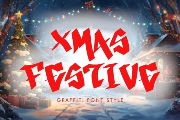 Xmas Festive Font for Bold Web Designs