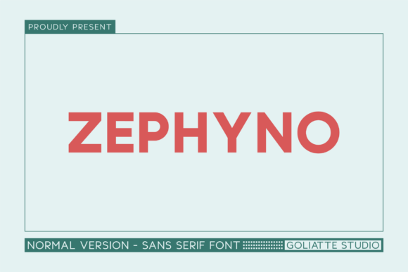 Zephyno – A Modern Sans Serif Font for Bold Branding